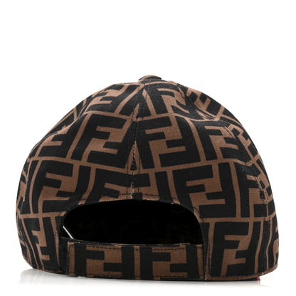Fendi Canvas FF Reloaded Baseball Hat Tobacco Red 7 of 11