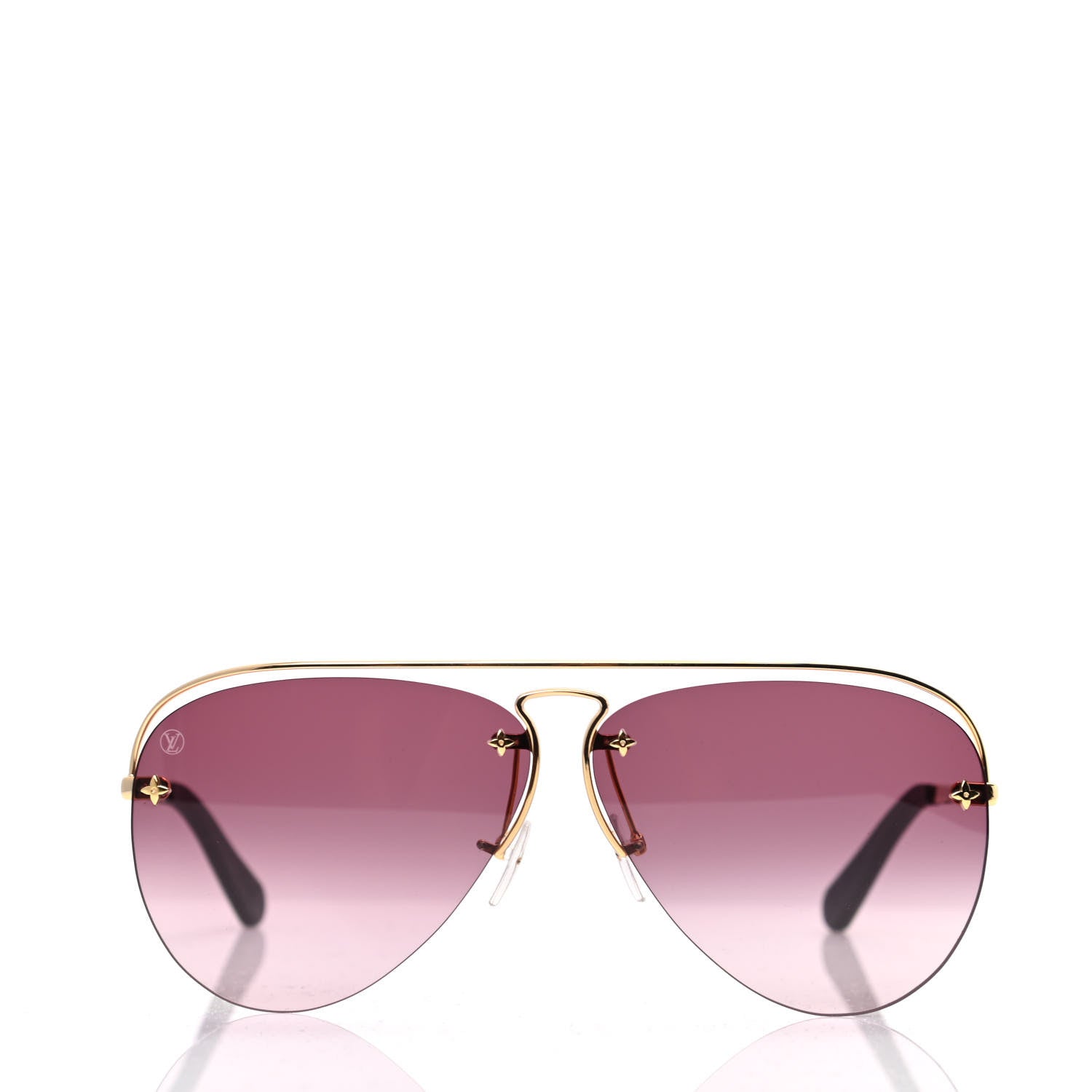 Louis Vuitton Monogram Grease Gradient Sunglasses Z1044W Aubergine 2 of 7