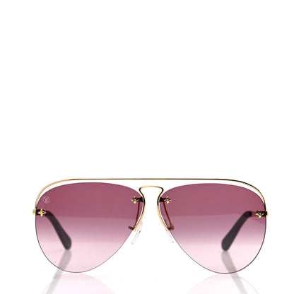Louis Vuitton Monogram Grease Gradient Sunglasses Z1044W Aubergine 2 of 7
