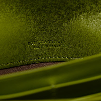Bottega Veneta Nappa Intrecciato Continental Flap Wallet Kiwi 7 of 9