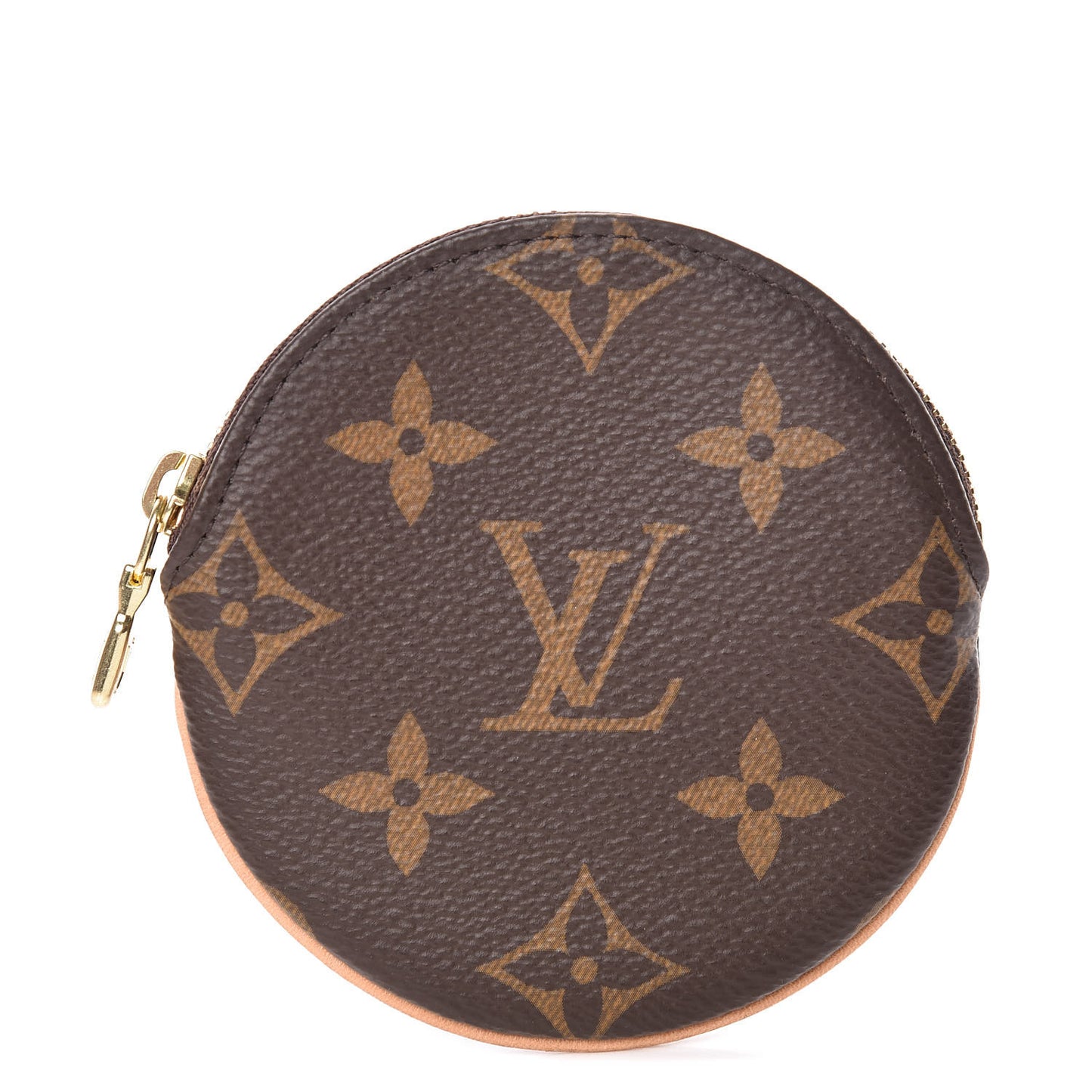 Monogram Round Coin Purse
