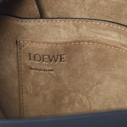 Loewe Grained Calfskin Small Gate Crossbody Bag Pecan Black 5 of 9