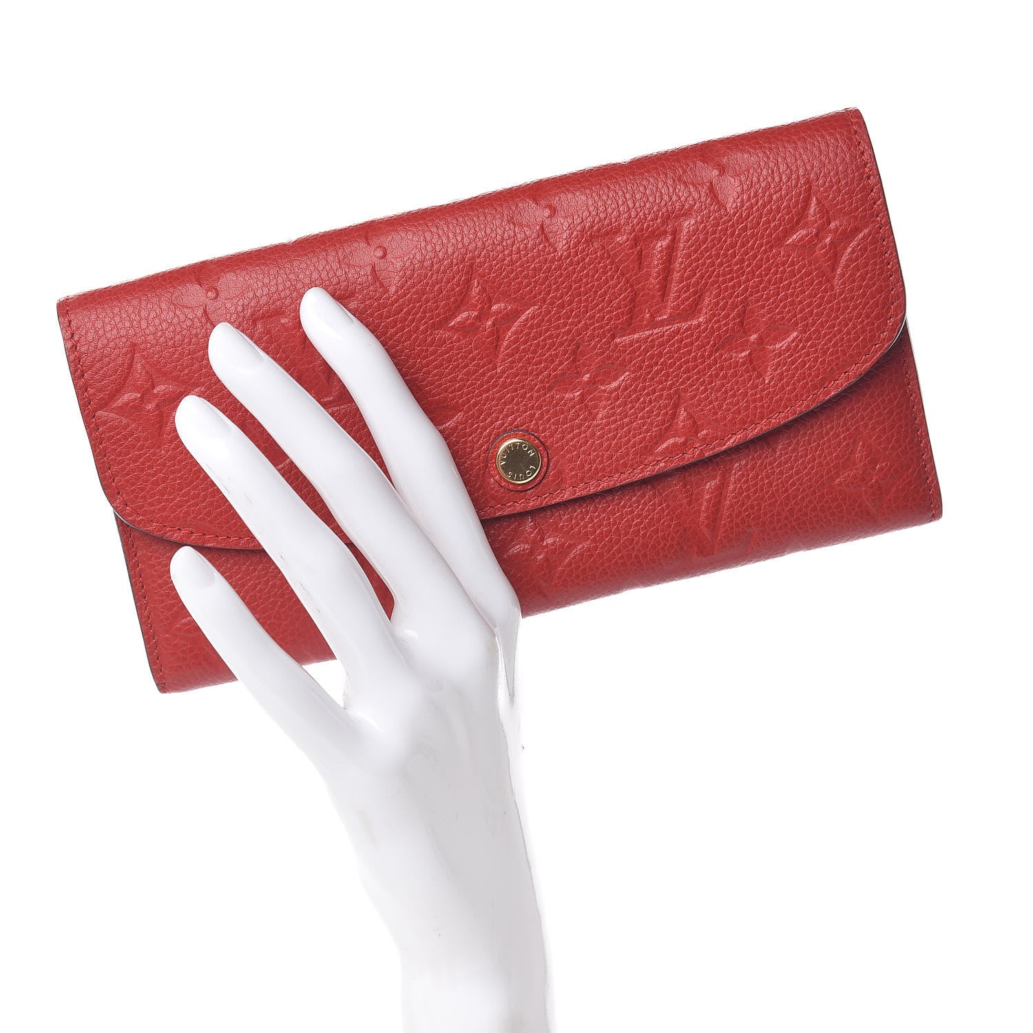 Louis Vuitton Empreinte Emilie Wallet Cherry 2 of 7