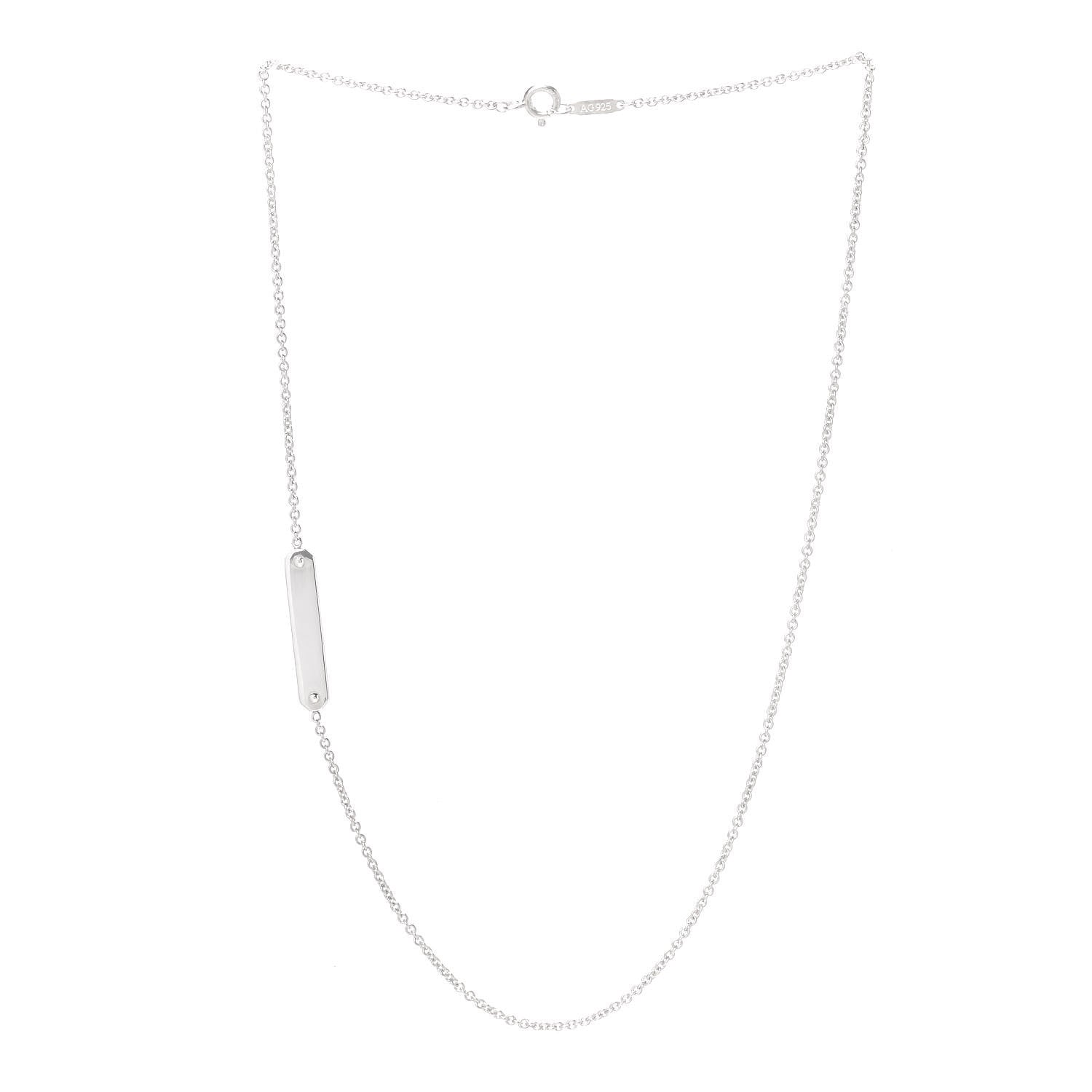 Tiffany Sterling Silver Tag Chain Necklace 3 of 6