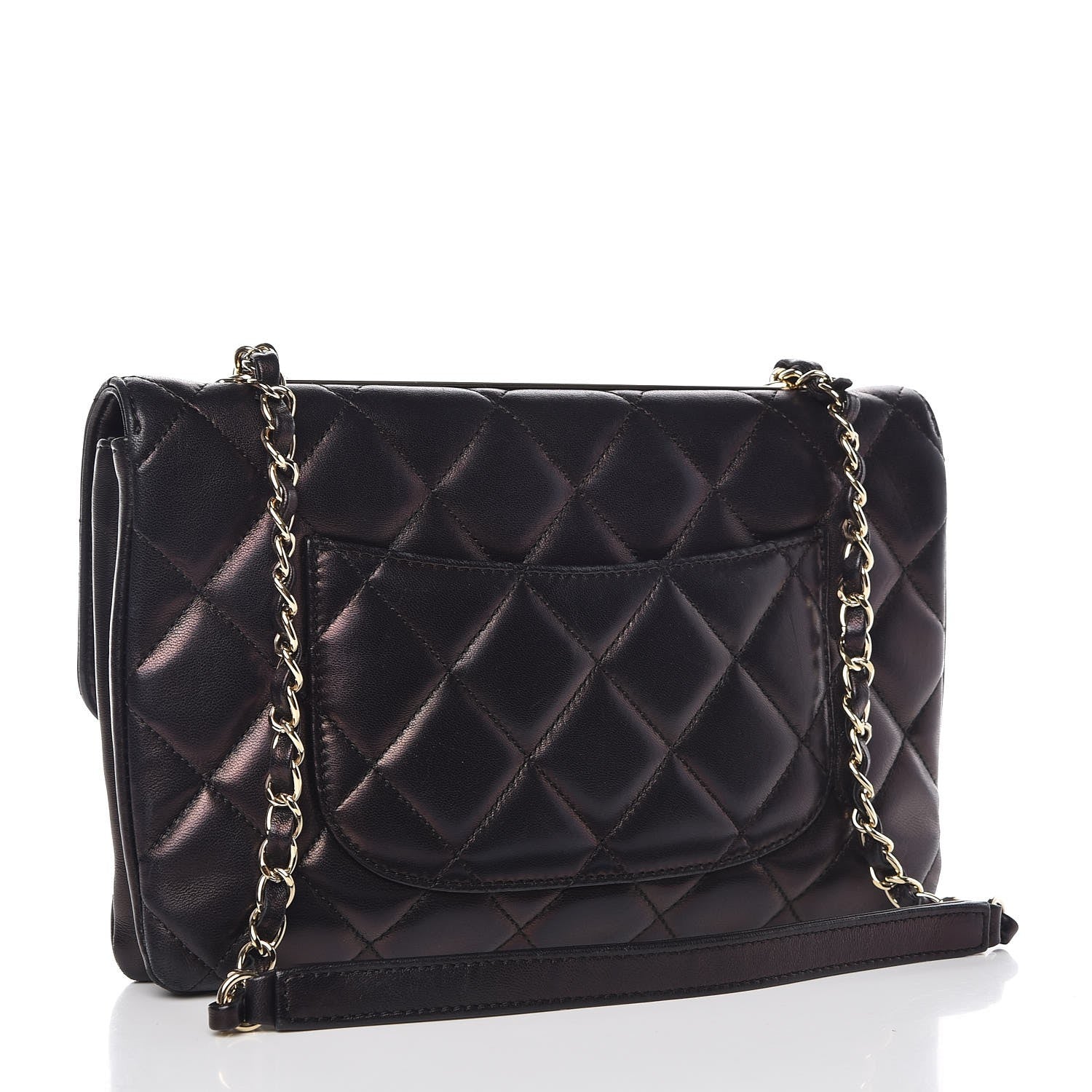 Chanel Lambskin Quilted Medium Trendy CC Flap Black 3 of 12