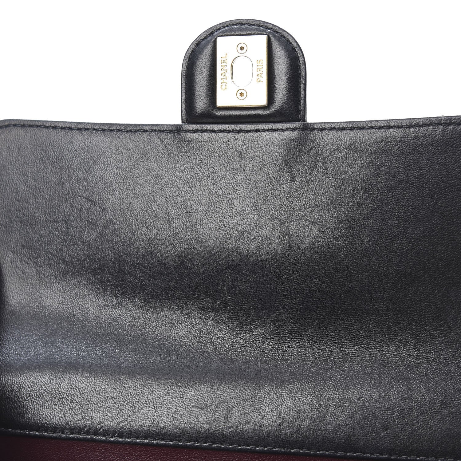 Chanel Lambskin Quilted Medium Crossing Times Flap Black 12 of 13