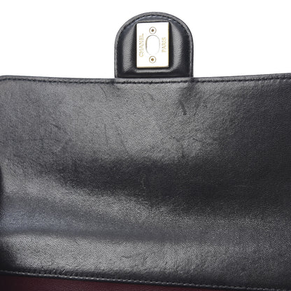 Chanel Lambskin Quilted Medium Crossing Times Flap Black 12 of 13