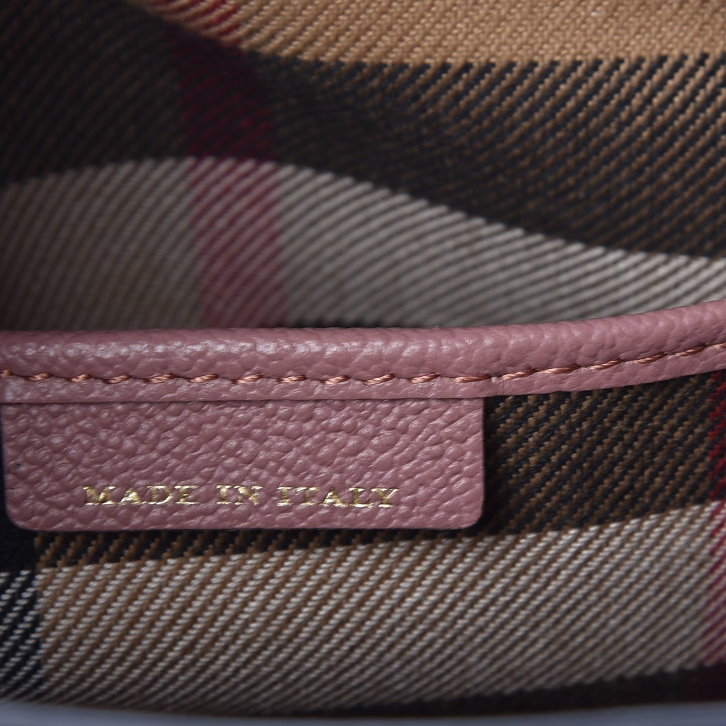 Soft Grain Calfskin Small Buckle Tote Dusty Pink