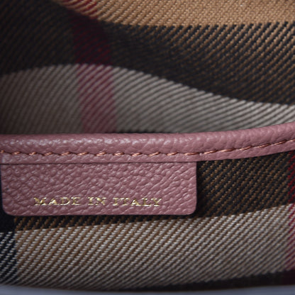 Burberry Soft Grain Calfskin Small Buckle Tote Dusty Pink 9 of 10
