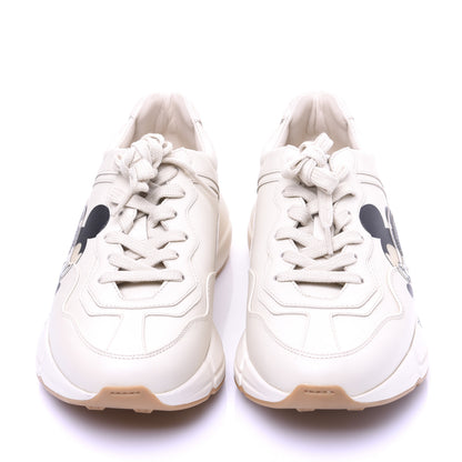 Gucci X DISNEY Calfskin Mickey Mouse Womens Rhyton Sneakers 38.5 Ivory 7 of 18