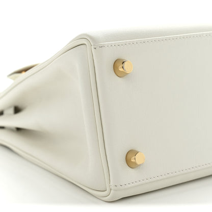 Hermes Swift Kelly Retourne 25 White 9 of 10