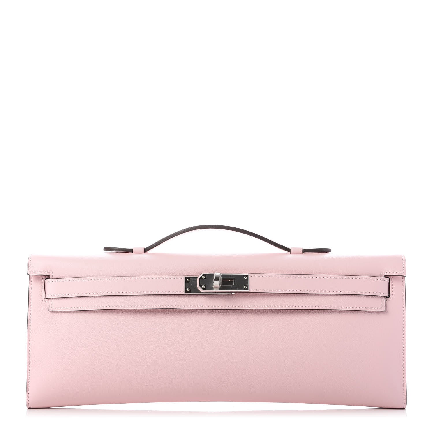 Hermes Swift Kelly Cut Clutch Pochette Rose Sakura 1 of 8