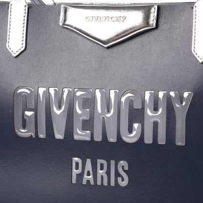 Givenchy Calfskin Large Antigona Tote Night Blue Silver 7 of 8