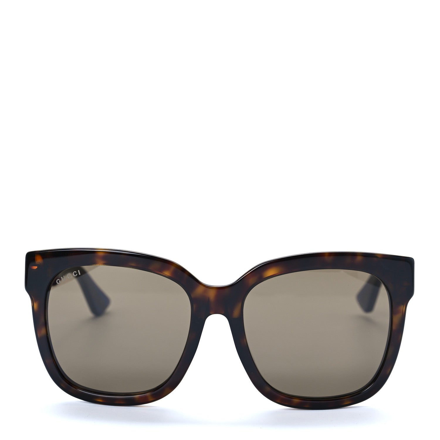 Gucci Square Frame Glitter Sunglasses GG0034SA Tortoise Blue 2 of 8