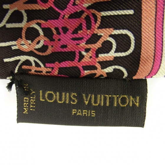 Louis Vuitton Silk Monogram Map Bandeau 4 of 6