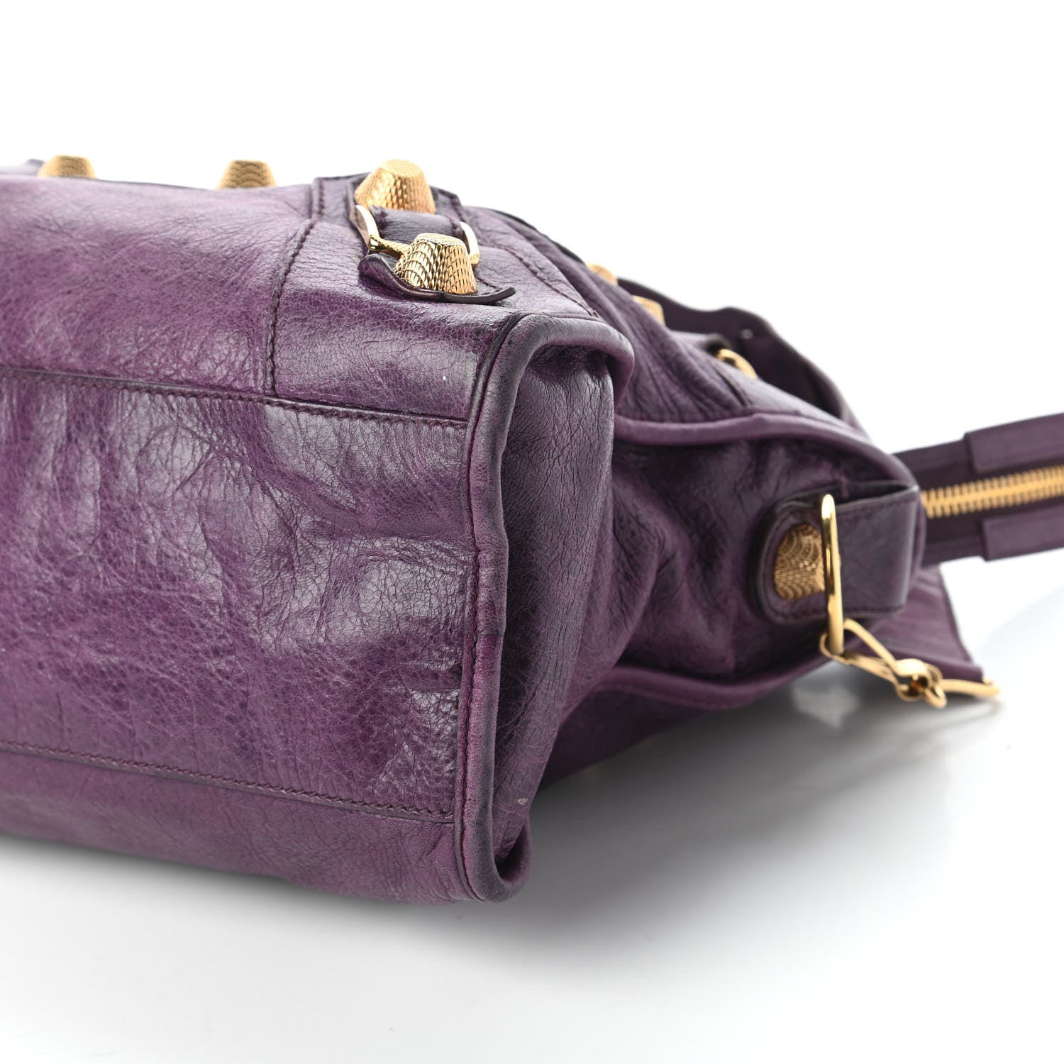 Balenciaga Agneau Giant 21 Gold Hardware City Raisin 7 of 10
