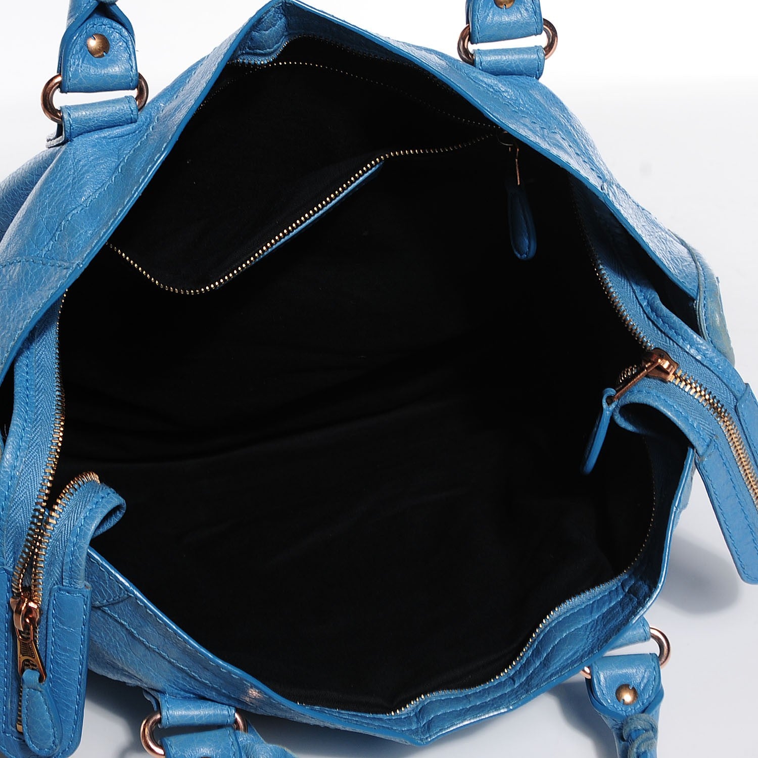 Balenciaga Agneau Giant 12 Rose Gold Hardware City Bleu Indigo 5 of 12