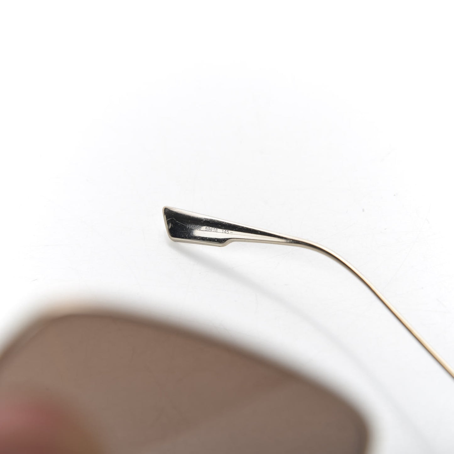 Metal Stellaire 1 Square Sunglasses Brown Silver