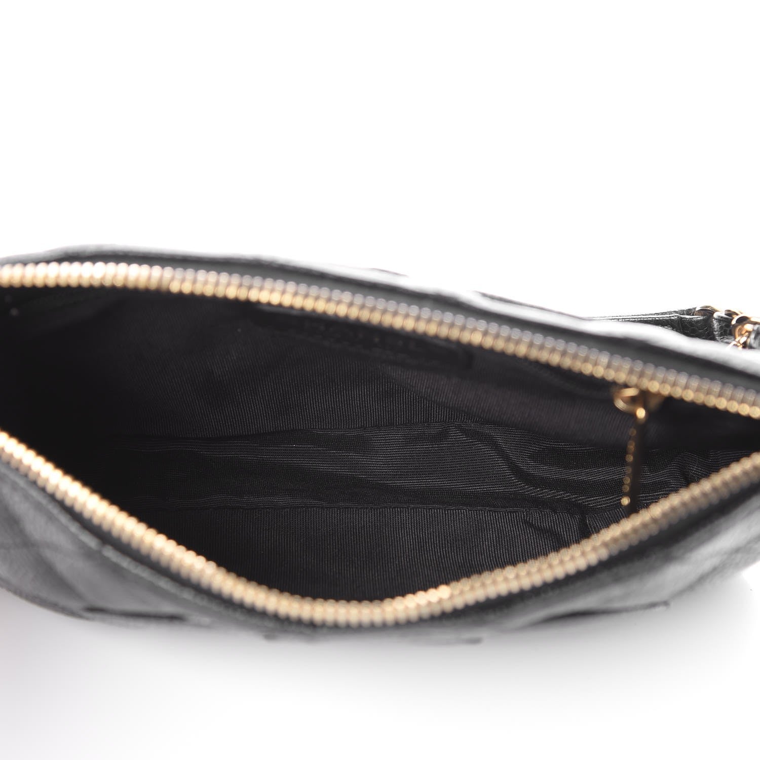 Chanel Caviar Quilted Pochette Black 7 of 7