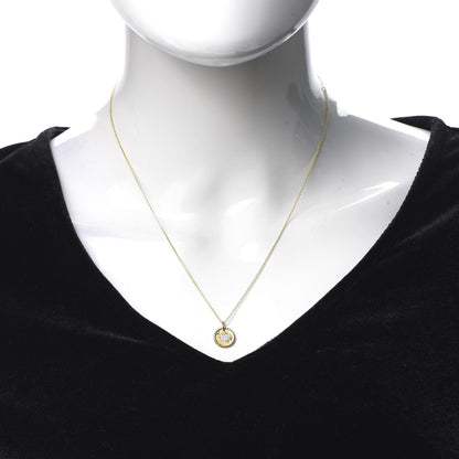 David Yurman 18K Yellow Gold Diamond Cable Collectibles Heart Charm Pendant Necklace 2 of 6