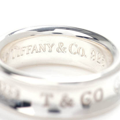 Tiffany Sterling Silver 1837 Band Ring 54 7 4 of 4