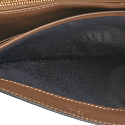 Fendi Vitello Soft F is Fendi Bi-Color FF 1974 Embossed Continental Envelope Wallet On Chain Maya Black 6 of 14