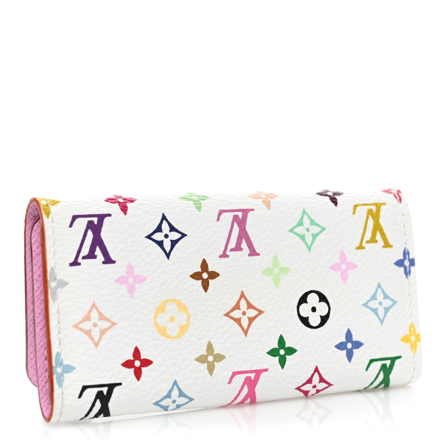 Louis Vuitton Monogram Multicolor Multicles 4 Key Holder White Litchi 3 of 7