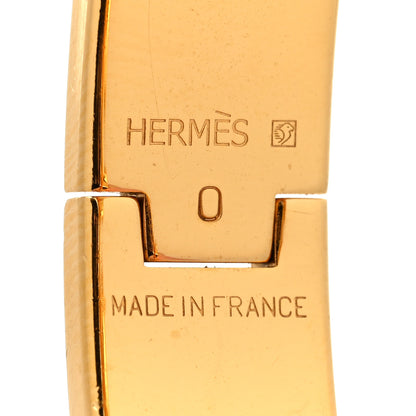 Hermes Narrow Enamel Clic Clac H Bracelet PM Blue Electrique 4 of 5