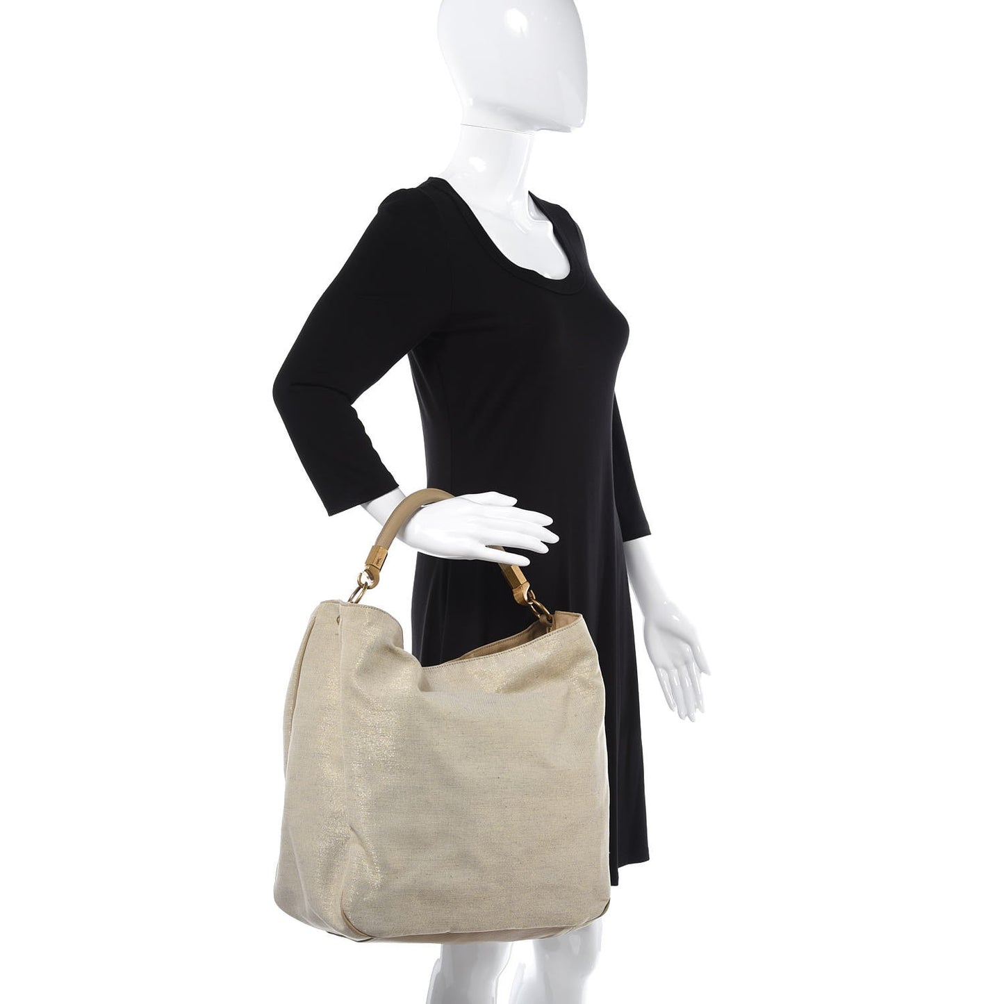 Canvas Sheepskin Large Roady Beige