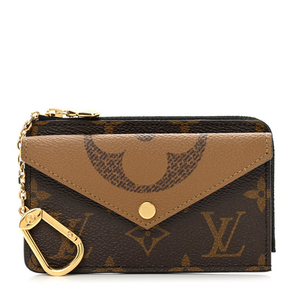 Louis Vuitton Reverse Monogram Recto Verso Card Holder Brown 1 of 7