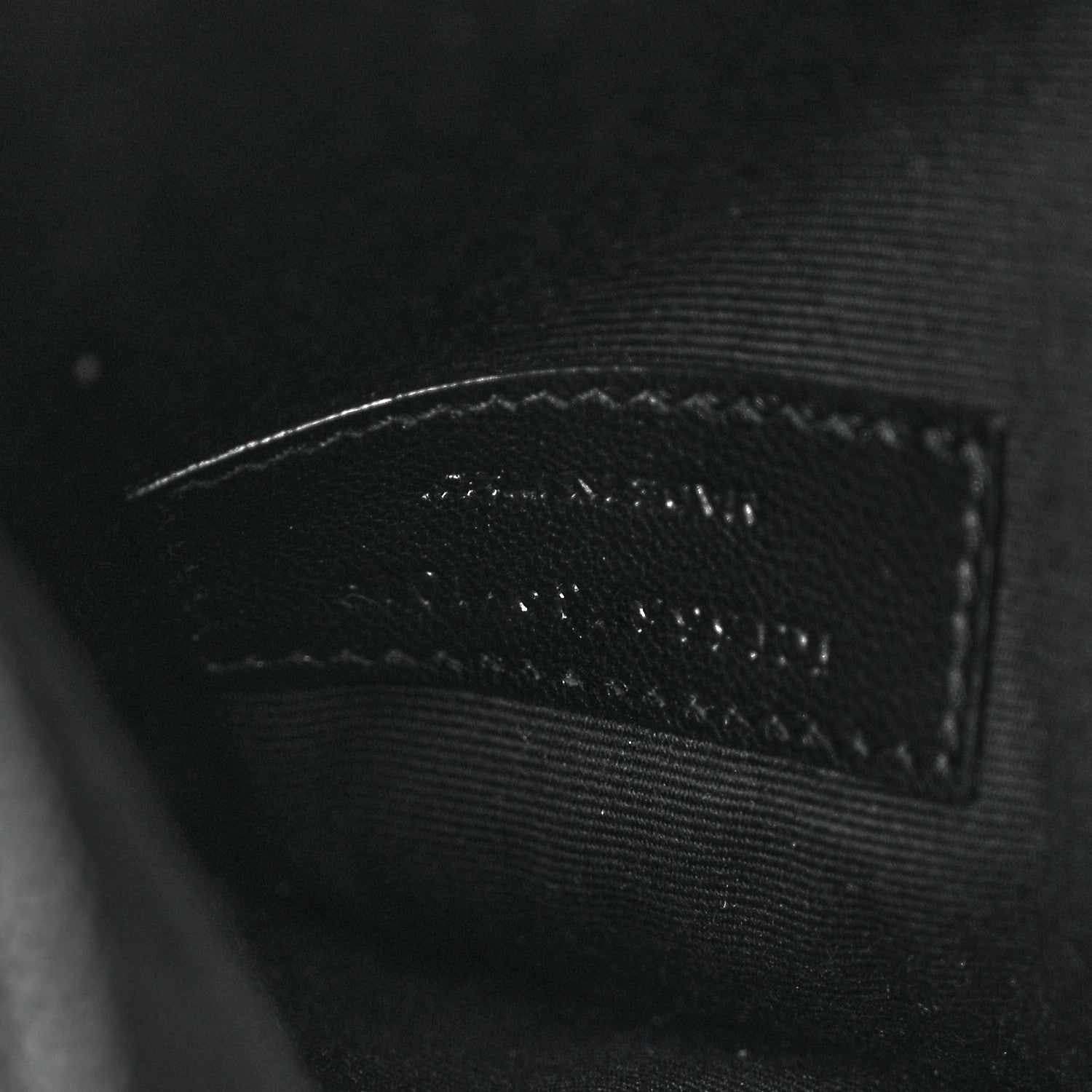 Saint Laurent Grain De Poudre Uptown Pouch Black 7 of 7