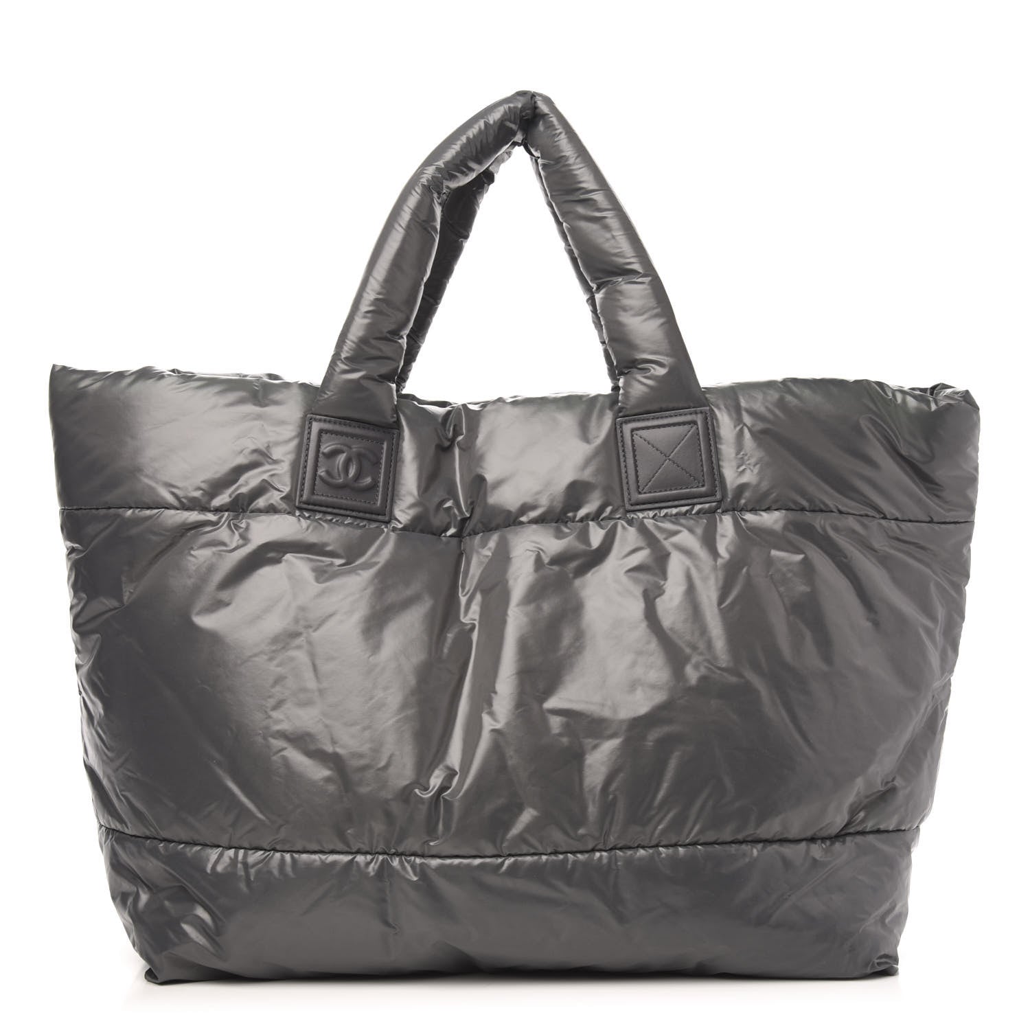 Chanel Nylon Coco Cocoon Large Reversible Tote Grey 1 of 8
