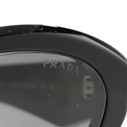 Prada Acetate Oval Sunglasses SPR 26Z Black 7 of 8