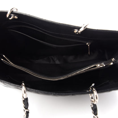 Chanel Caviar Quilted XL Grand Shopping Tote GST Black 5 of 10