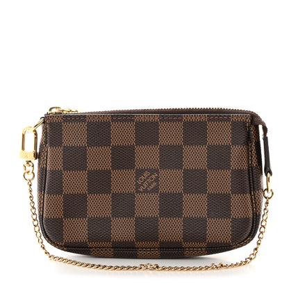 Louis Vuitton Damier Ebene Mini Pochette Accessories 1 of 9
