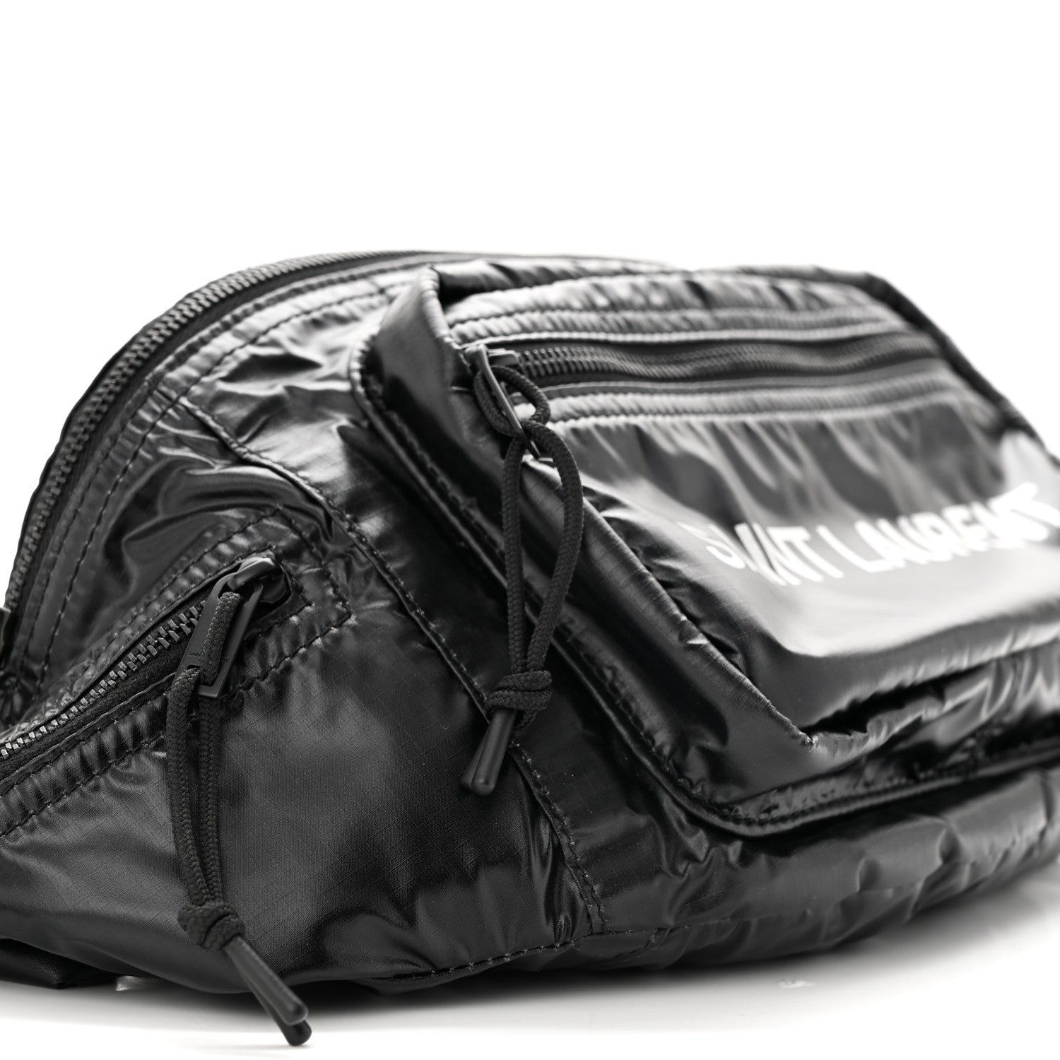 Saint Laurent Nylon Logo Nuxx Body Belt Bag Black 9 of 11