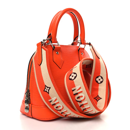 Louis Vuitton Epi Jacquard Alma BB Orange 3 of 10