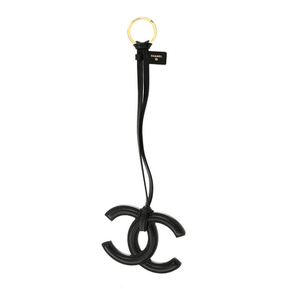 Chanel Lambskin Mini CC Bag Charm Black 1 of 7