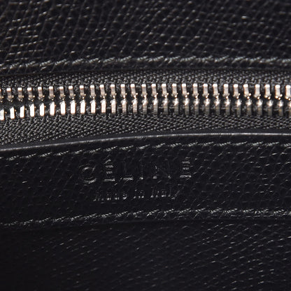 Celine Grained Calfskin Small Vertical Cabas Black 7 of 8