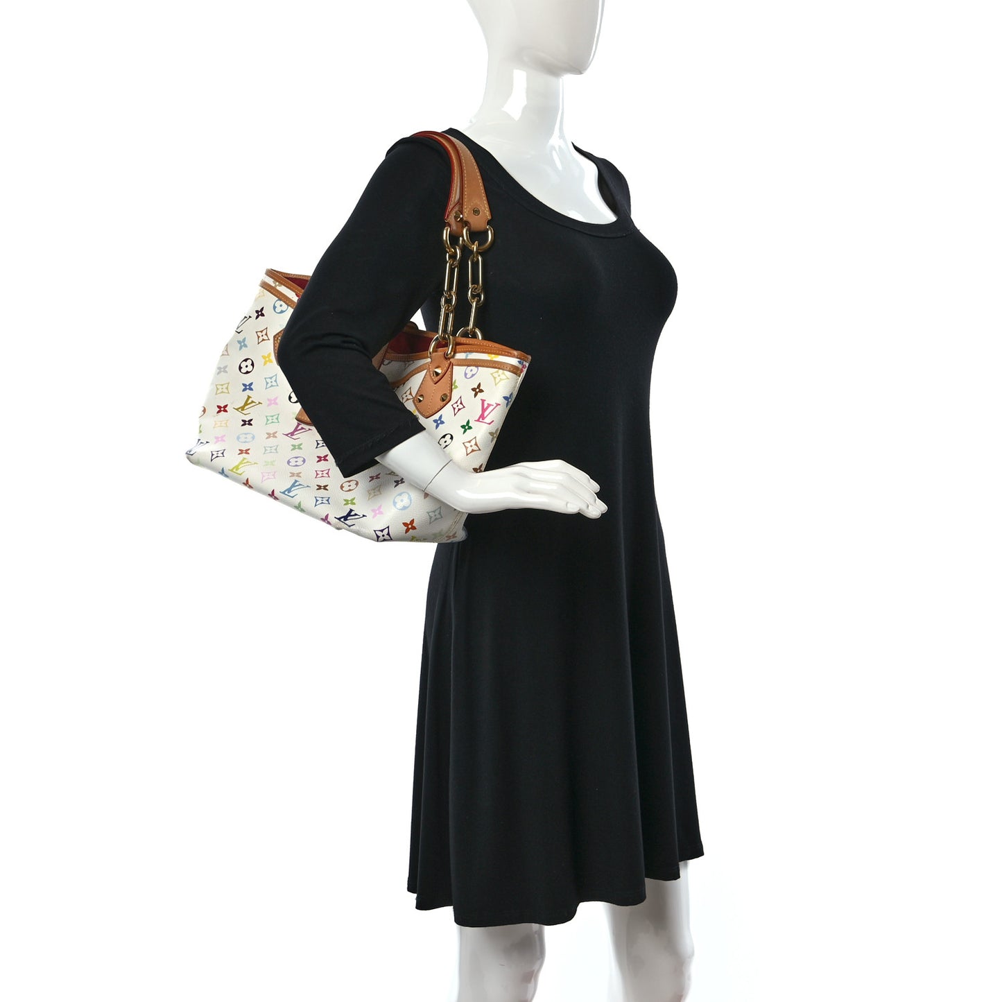 Monogram Multicolor Annie MM White