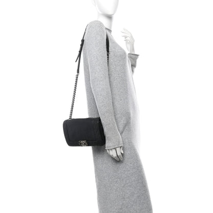 Chanel Calfskin Medium Boy Reverso Flap Black 2 of 16