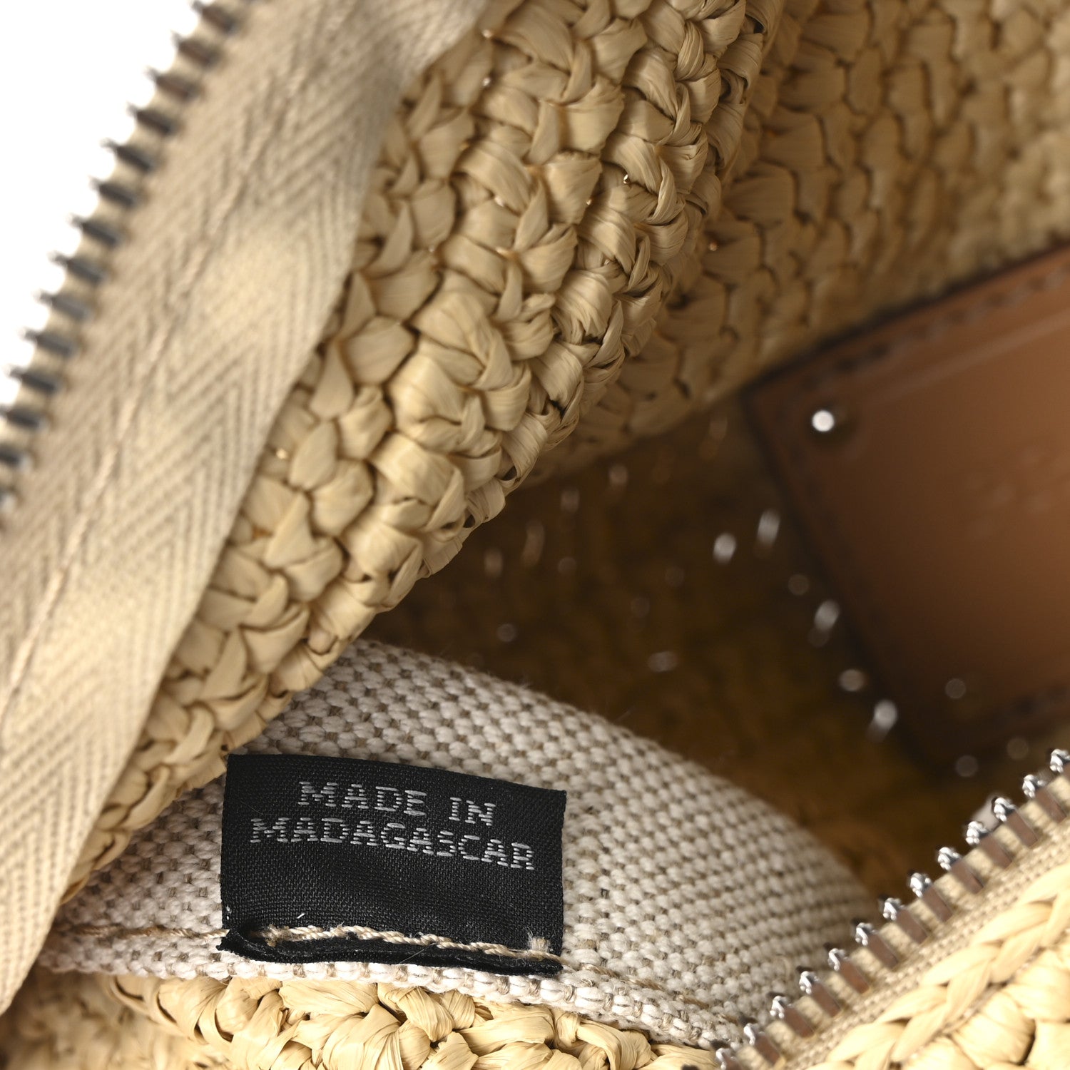Prada Yarn Raffia Effect Crochet Belt Bag Naturale 7 of 10