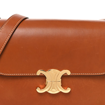 Celine Natural Calfskin Medium Triomphe Tan 8 of 10