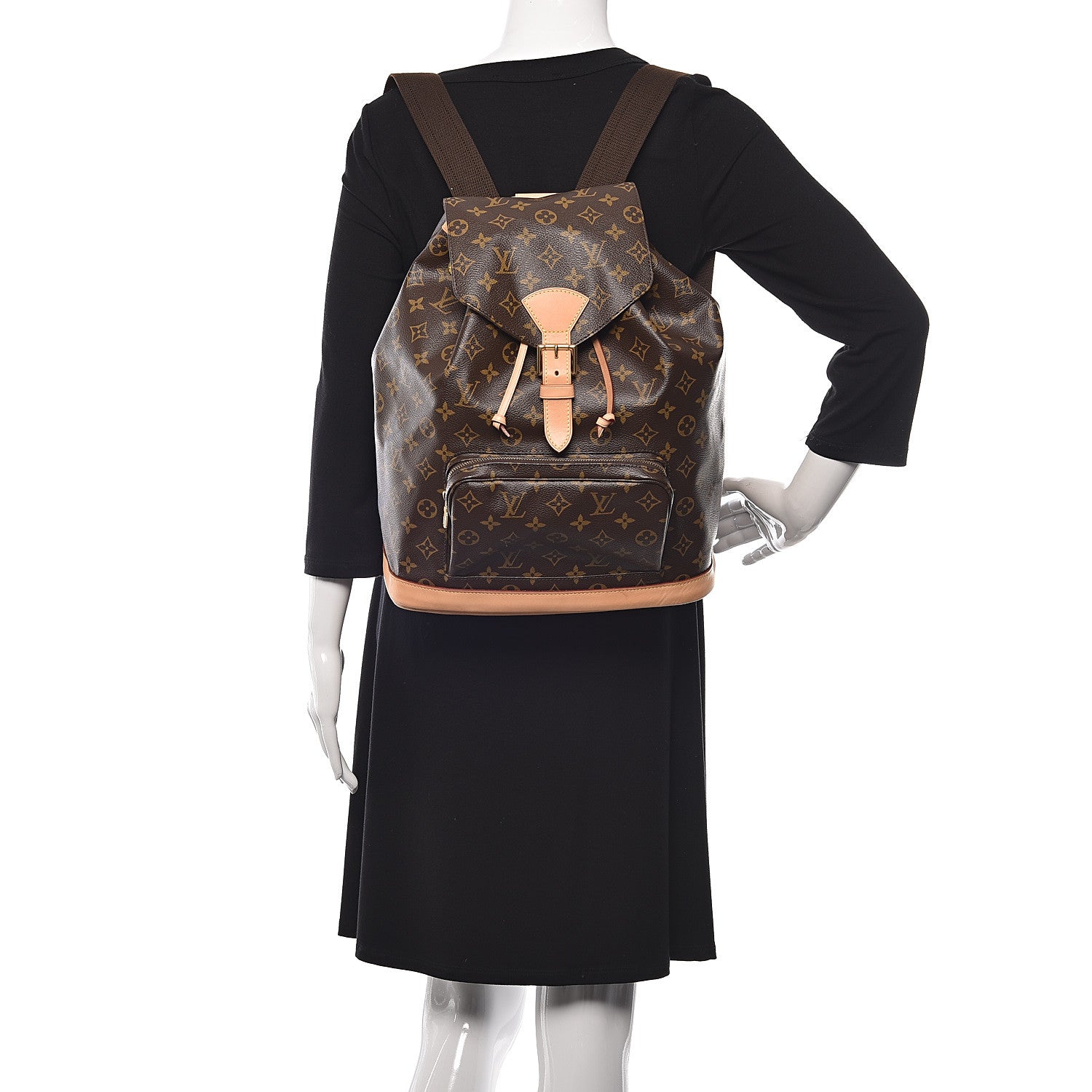 Louis Vuitton Monogram Montsouris GM Backpack 2 of 11