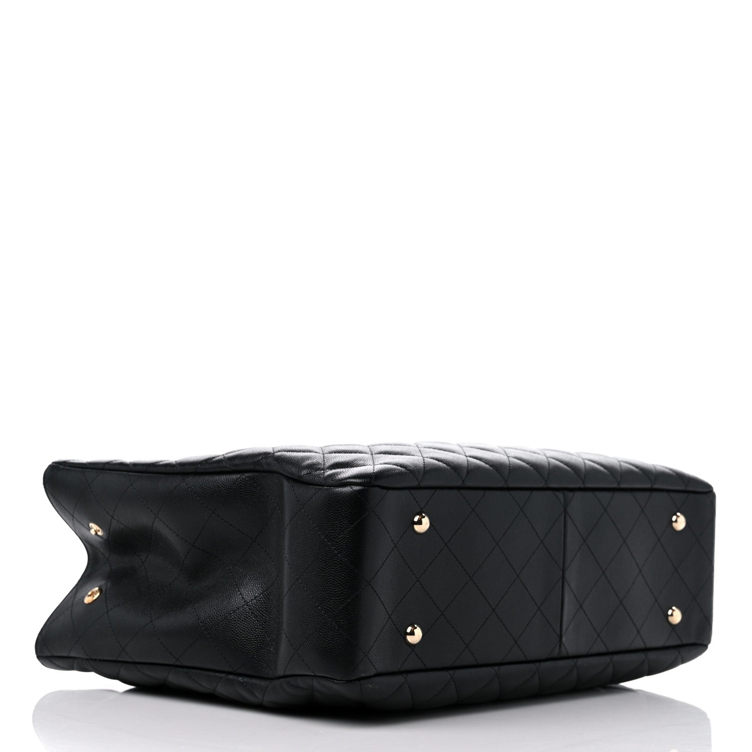 Chanel Caviar Quilted Large Shopping Tote Black 3 of 9