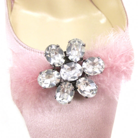 Satin Feather Lace Up Heels 40 Pink