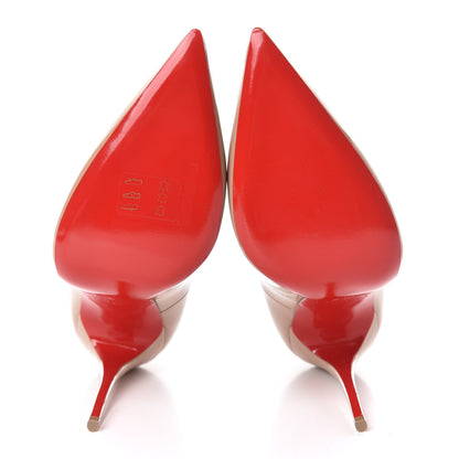 Christian Louboutin Patent So Kate 120 Pumps 39.5 Nude 7 of 11