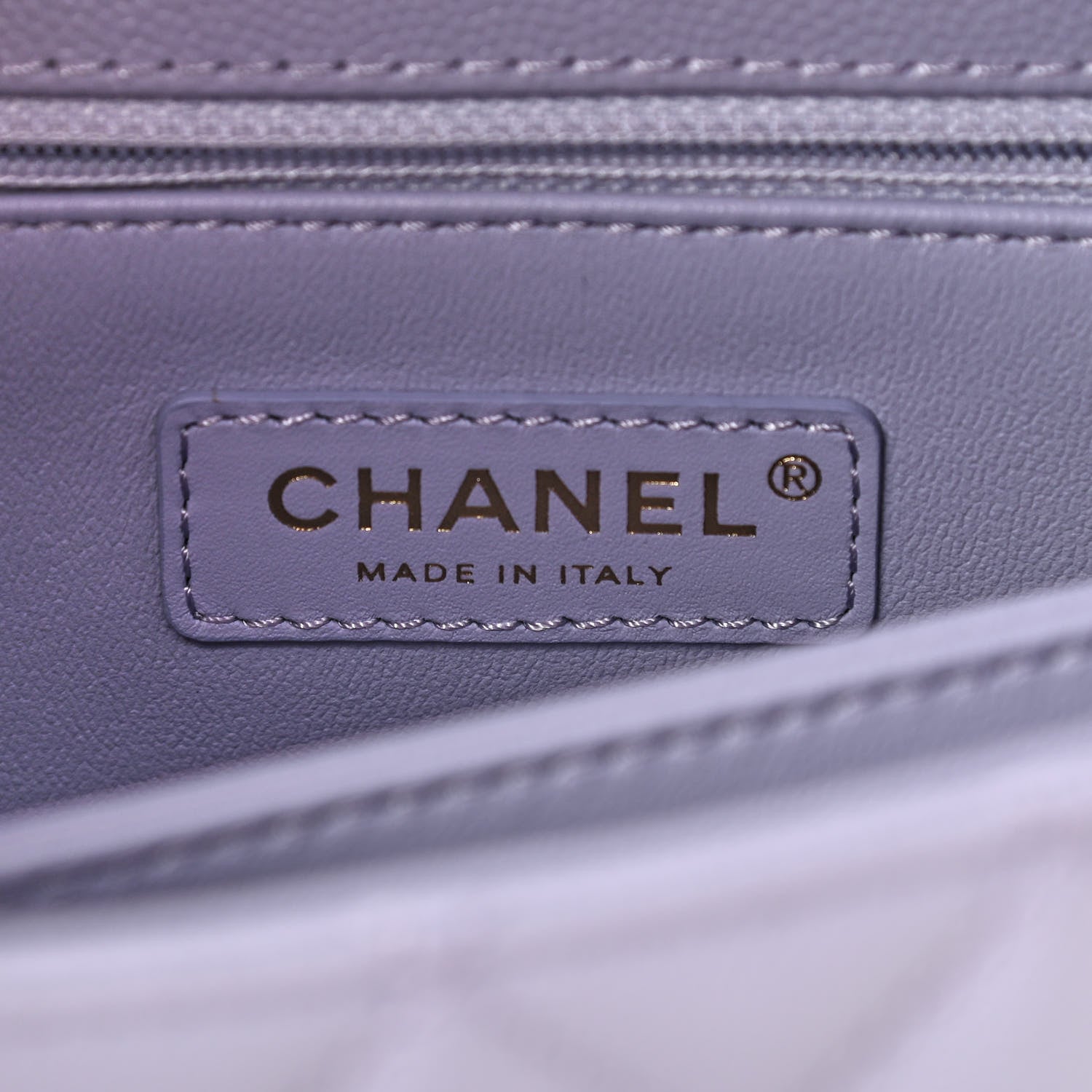 Chanel Caviar Quilted Mini Coco Handle Flap Light Purple 6 of 11