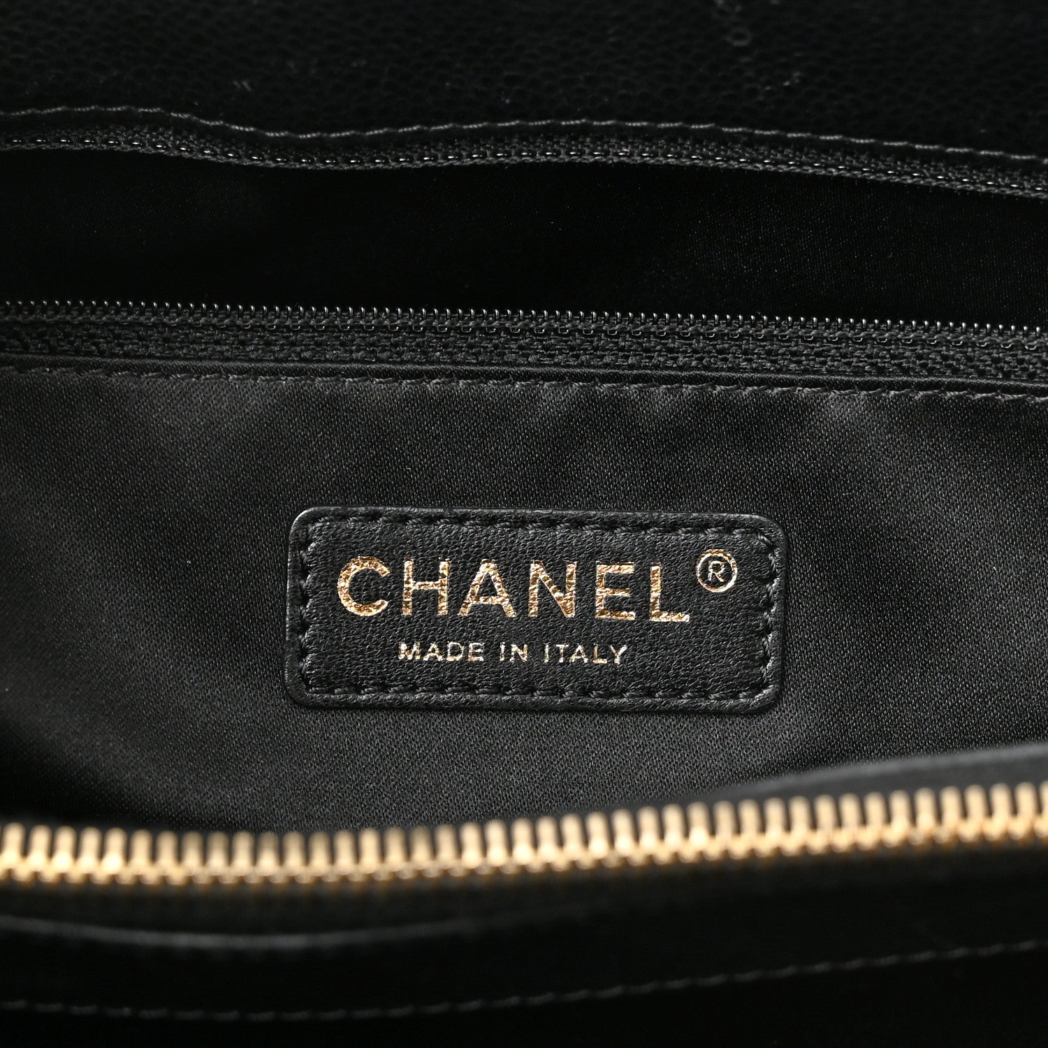 Chanel Caviar Quilted Grand Shopping Tote GST Black 6 of 10