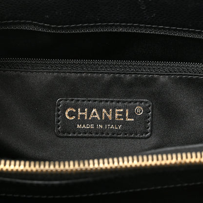 Chanel Caviar Quilted Grand Shopping Tote GST Black 6 of 10
